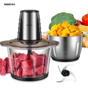 Food Processors with 2 Large Bowls