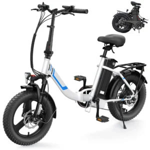 Adult Electric Bike, 16" x 3.0 Fat Tire 350W Folding EBike