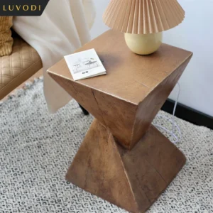 Lightweight Concrete Accent Table