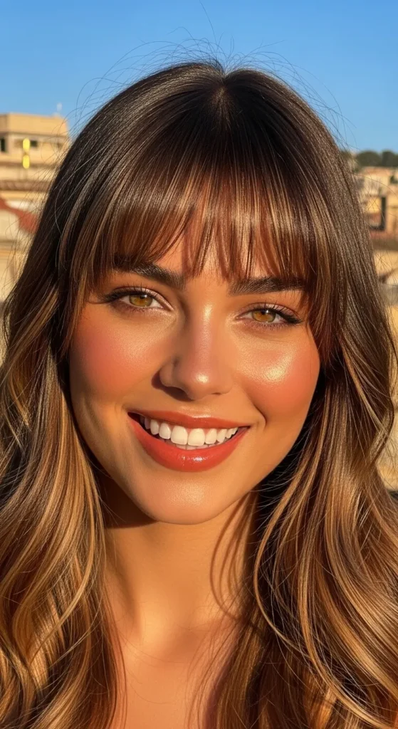 Bangs With Highlights