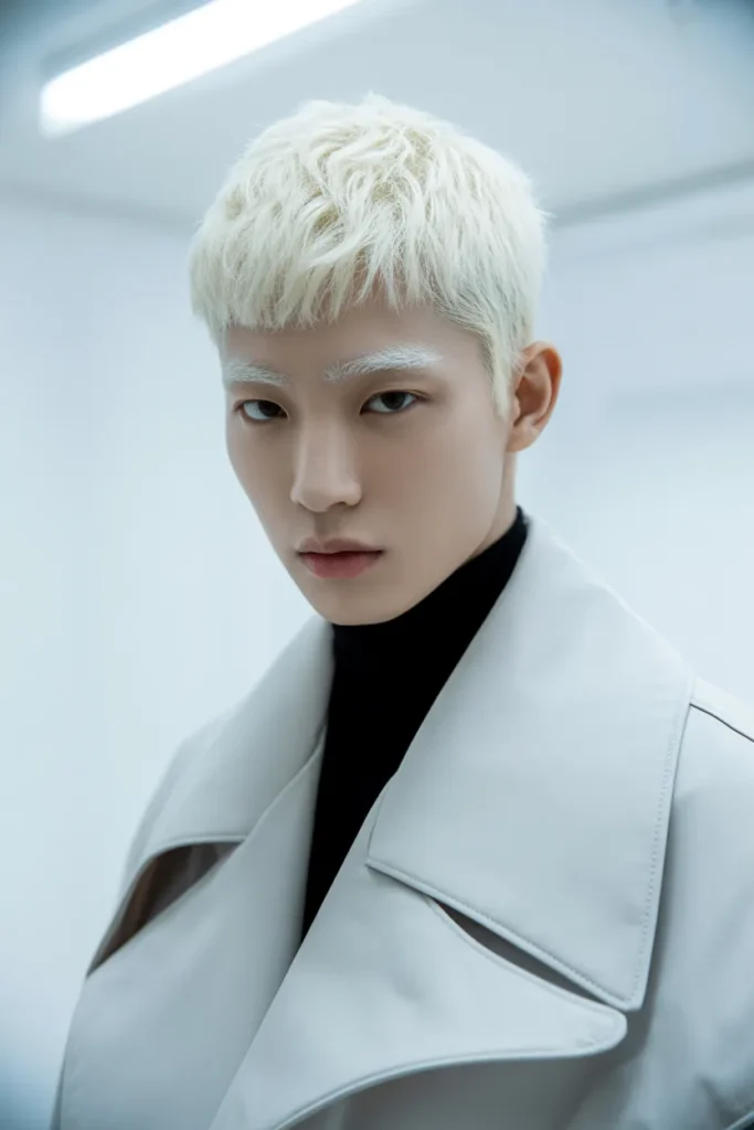 Bleached Blonde Hair – The Boldest Korean Hairstyle for Men