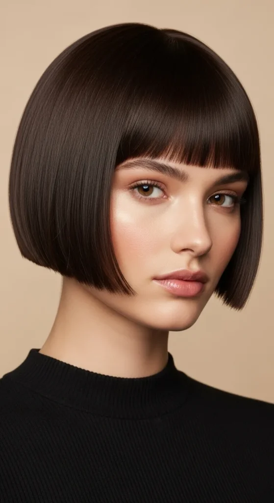 Blunt Cropped Bob