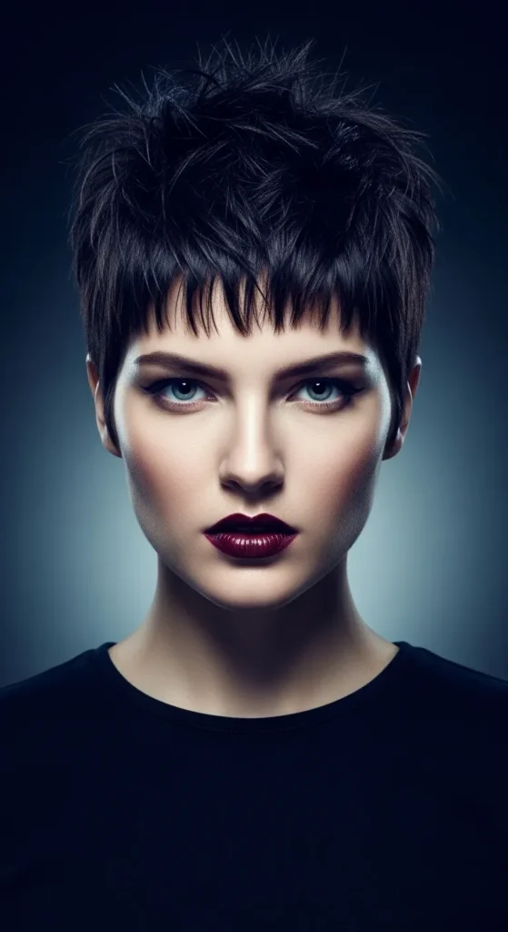 Butterfly Cut Short Hair with Textured Pixie-Length Layers