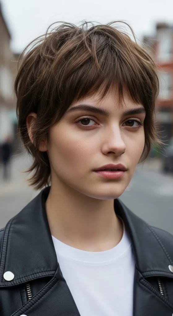 Choppy Layered Boyish Crop