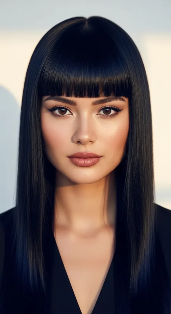Classic Blunt Bangs