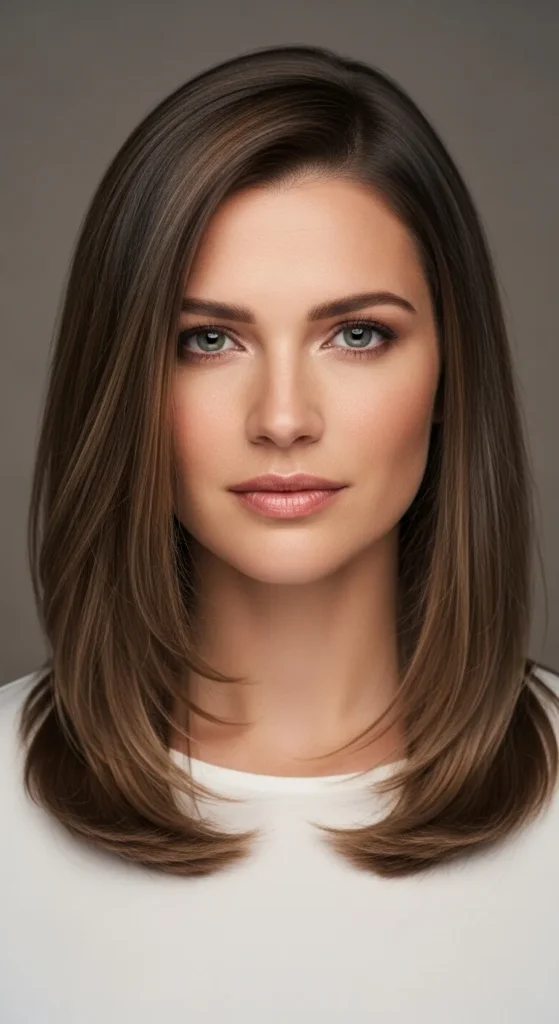 Cool-Toned Caramel Highlights for Neutral Balance