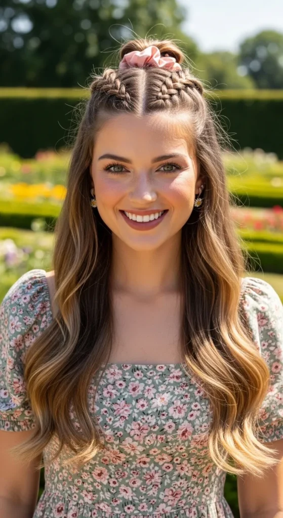 Dutch Braid Hairstyles With a Half-Up Half-Down Look