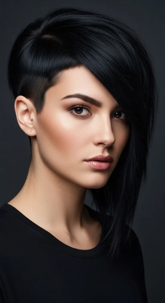 Edgy Asymmetrical Crop