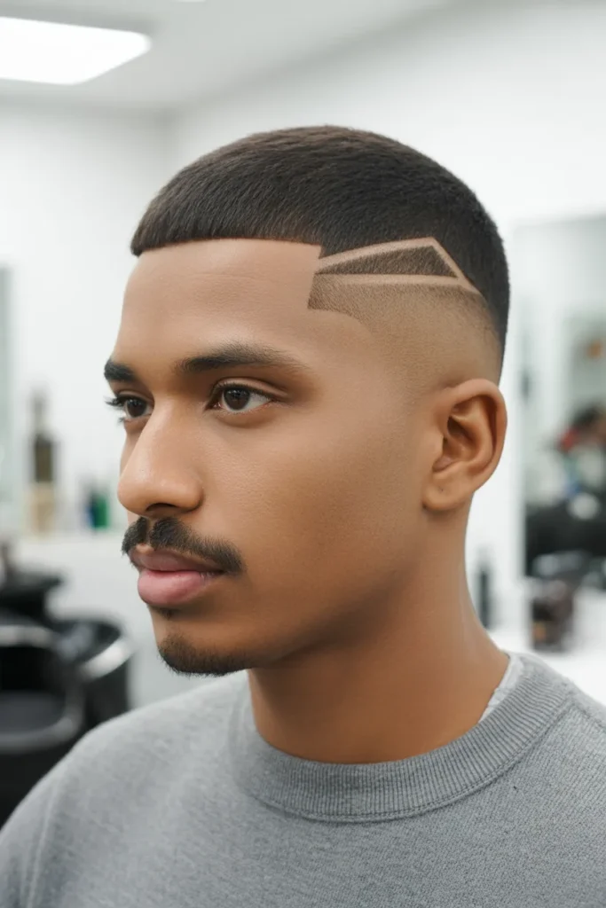 Faded Mullet With Taper and Neck Design