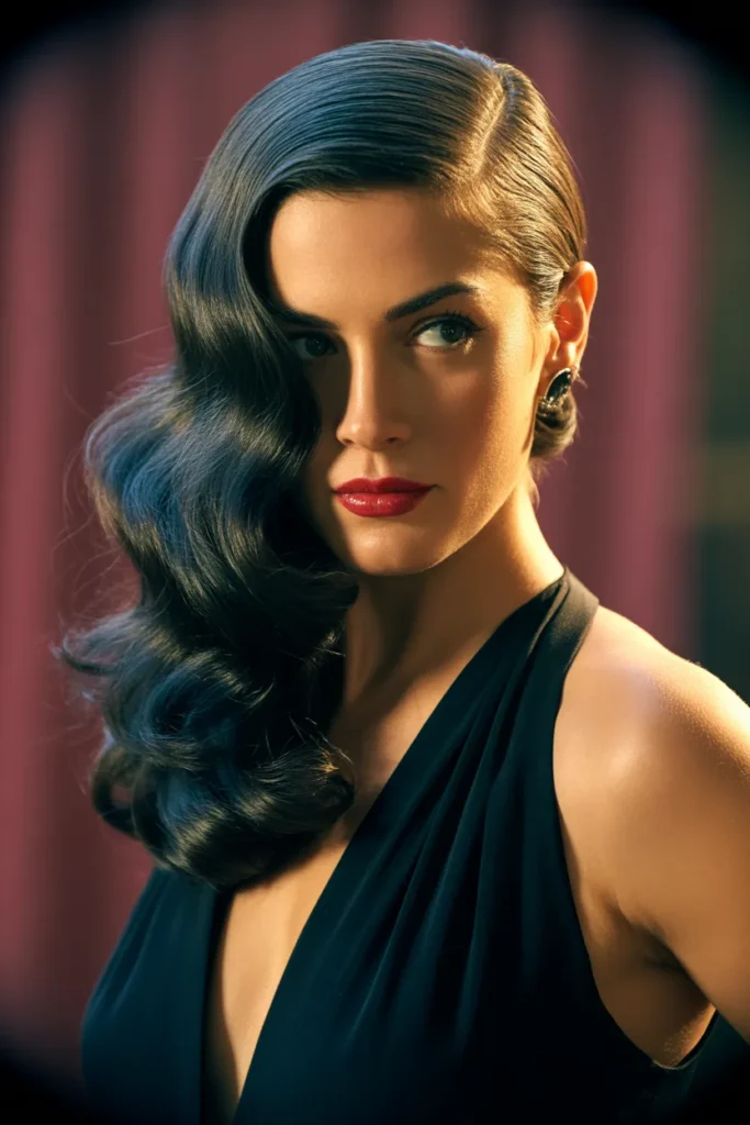 Fresh Layered Haircut With a Deep Side Part