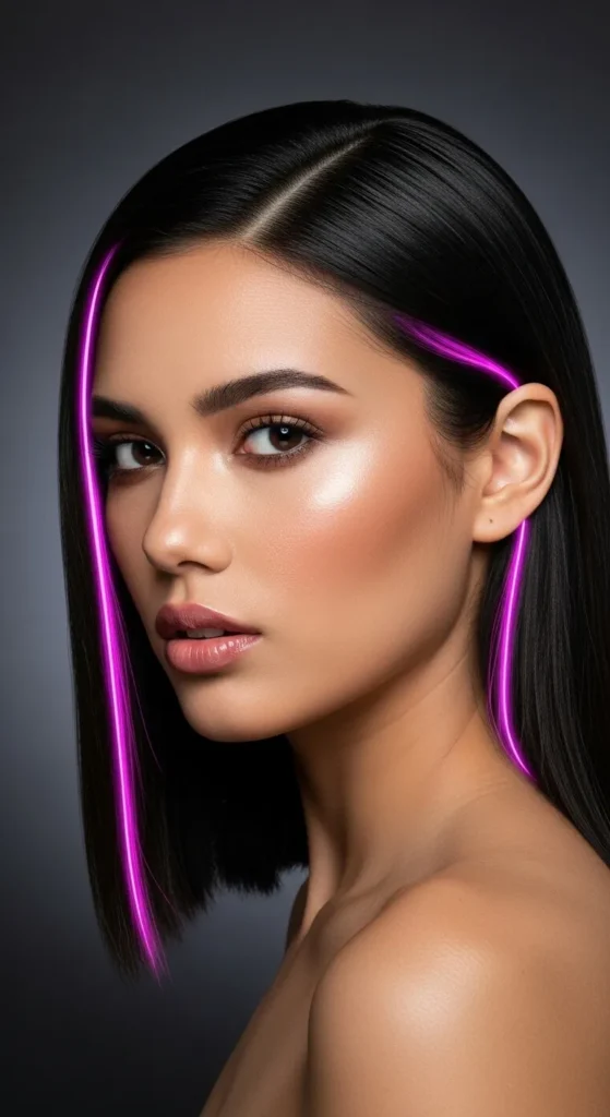 Gemini Neon Streak Accent Look