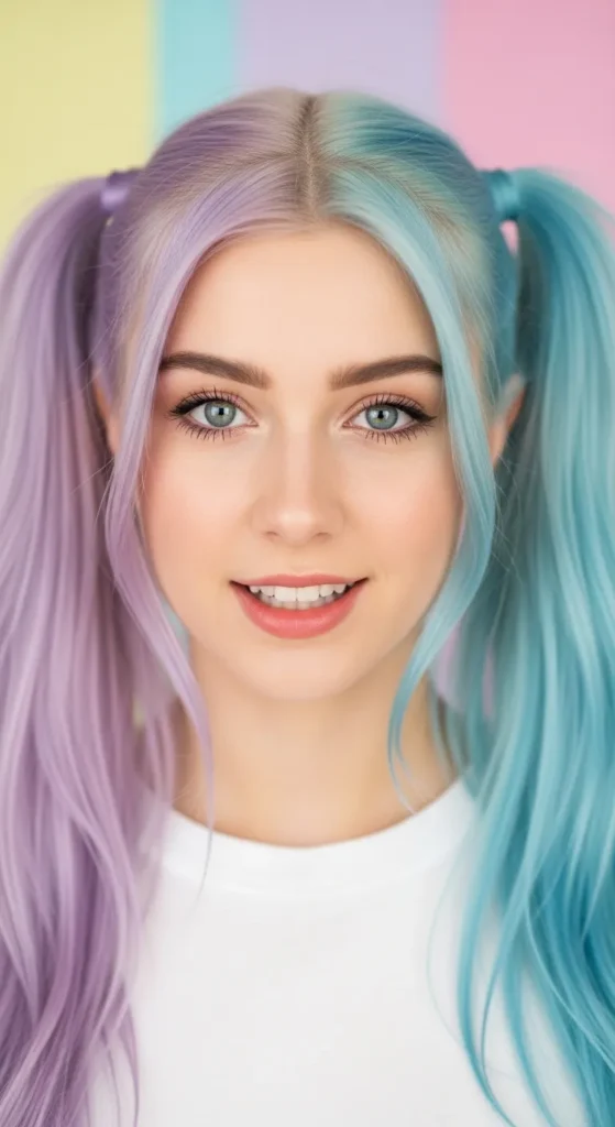 Gemini Pastel Split Pigtails