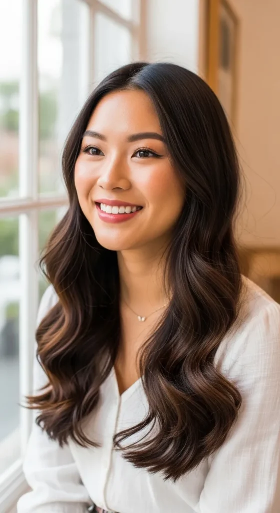 Korean Perm with Natural Curly Waves