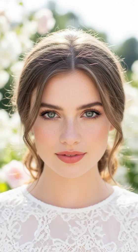 Silver Babylights on Light Brown Hair