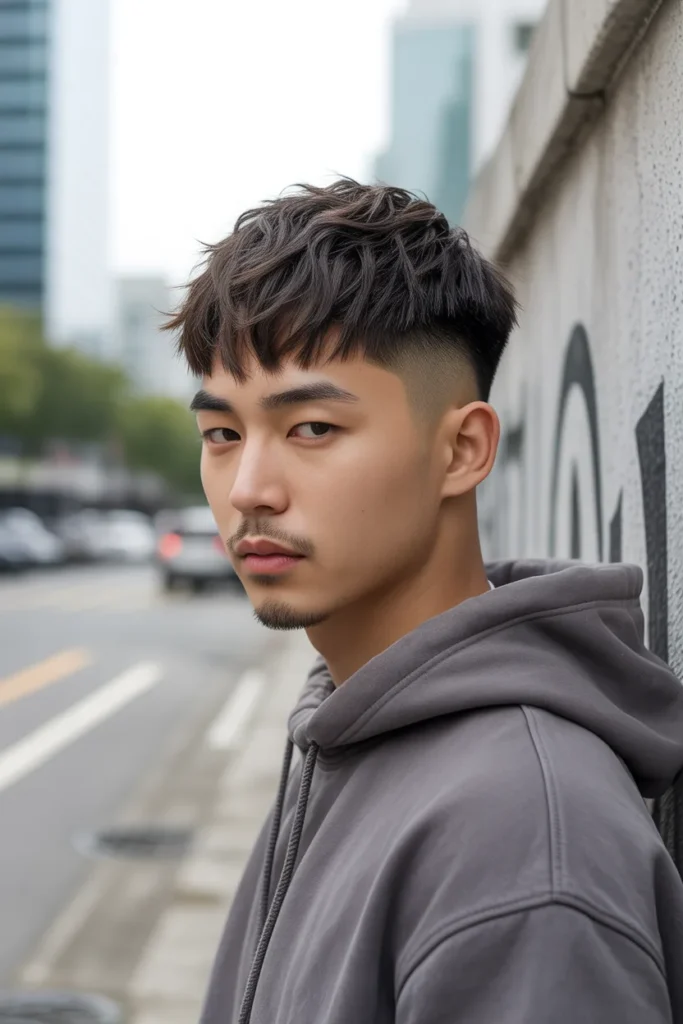 Textured Crop – The Low-Maintenance Favorite in Korean Hairstyles for Men