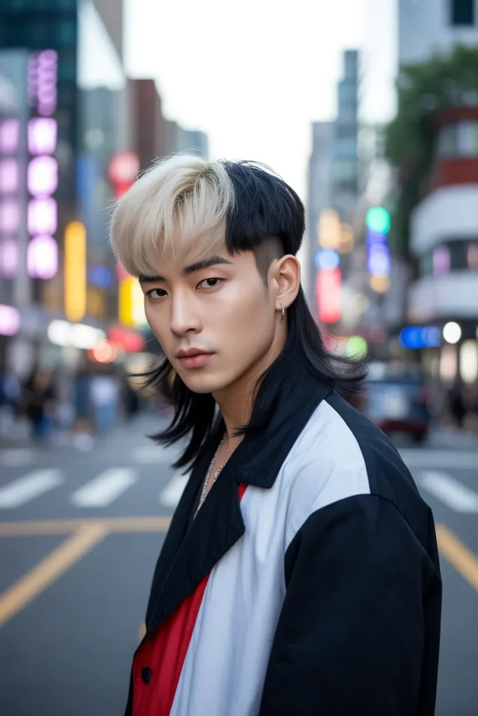 Two-Tone Hair Color – The Creative Expression in Korean Hairstyles for Men