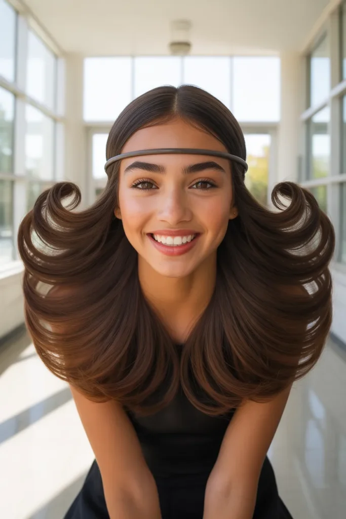 Voluminous Blowout With Headband
