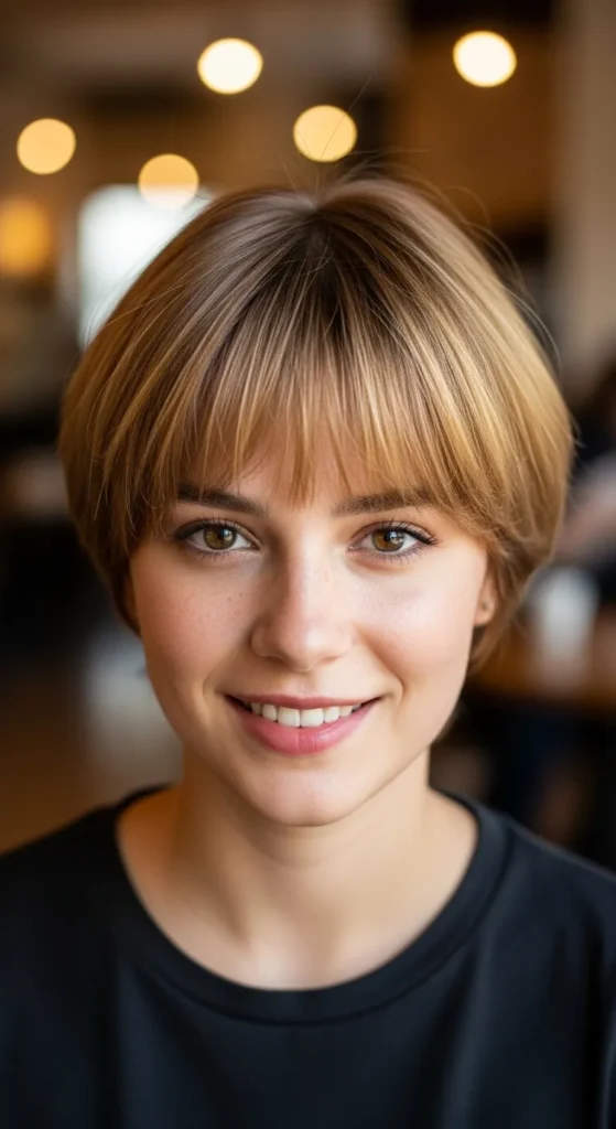 Wispy Bangs Mini Crop