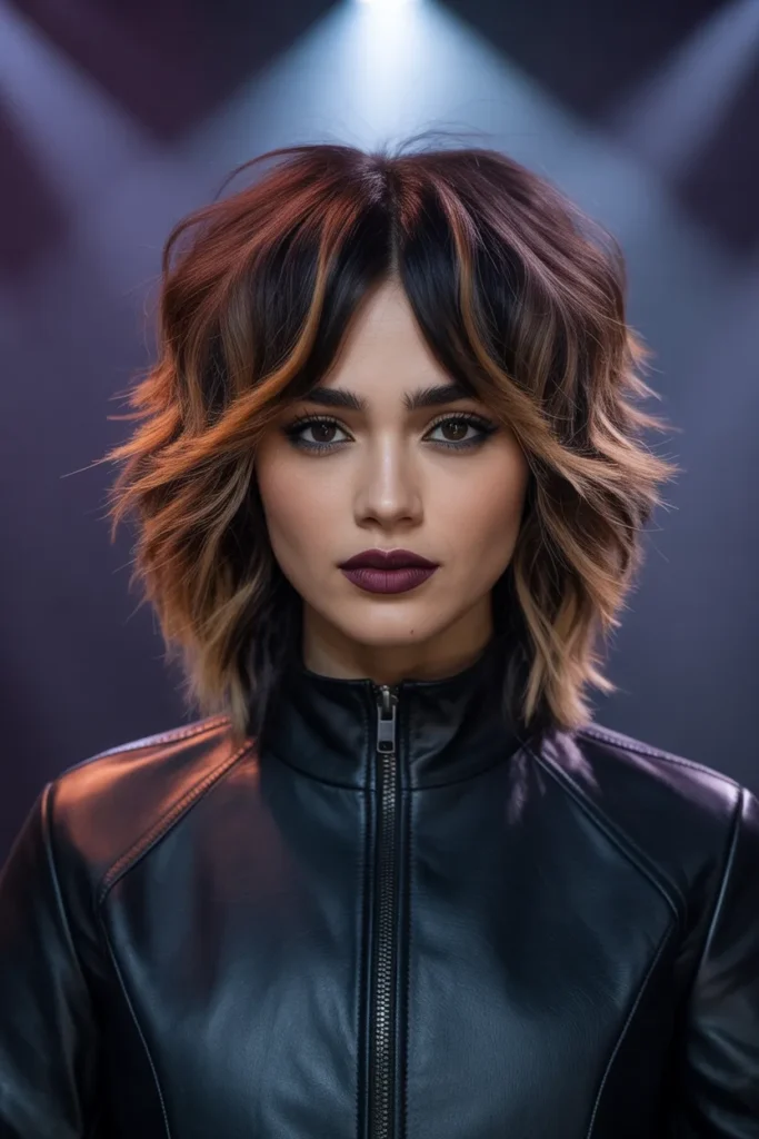 Wolf Cut Inspired Shaggy Lob for Bold Style