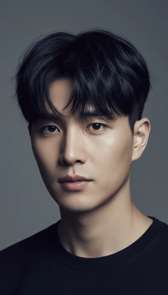 Wolf Cut Men with Two-Block Inspiration and Textured Top