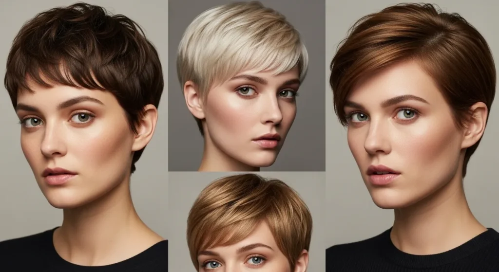 short cropped hairstyles