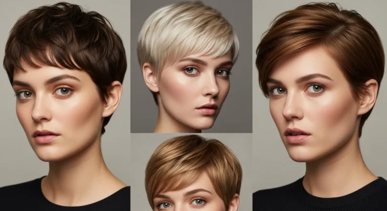 short cropped hairstyles