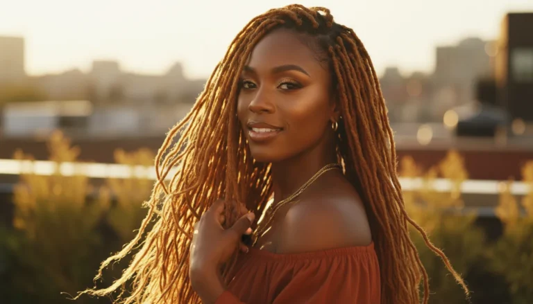 stylish hairstyles with dyed locs