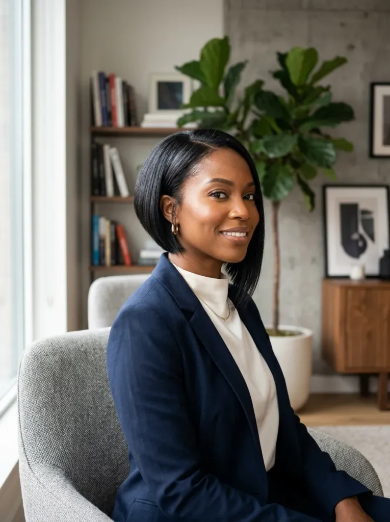 Angled Asymmetrical Bob