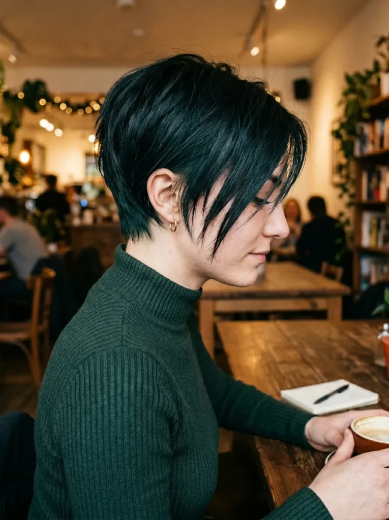 Asymmetrical Razor Cut