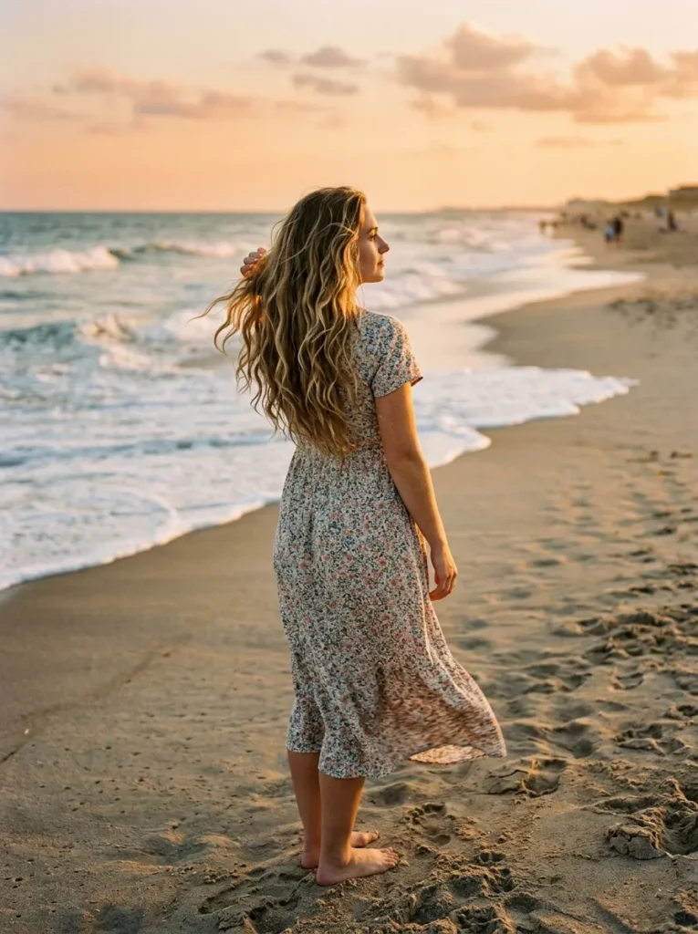 Beachy Textured Waves