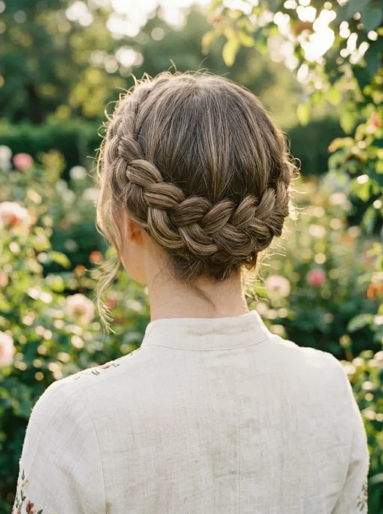 Braided Crown Look