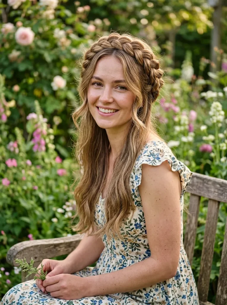 Braided Crown Style