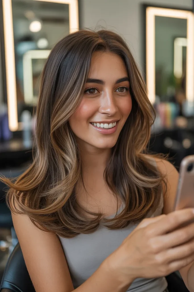 Caramel Highlights Brown Hair For Your Next Salon Visit