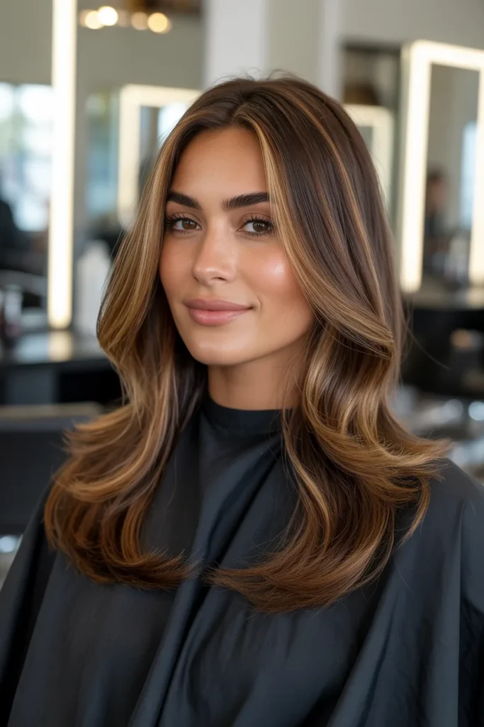 Caramel Highlights Brown Hair Your Stylist Will Obsess Over