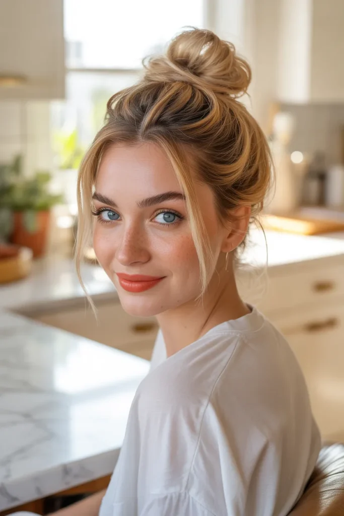 Chic Messy Bun That Looks Totally Intentional