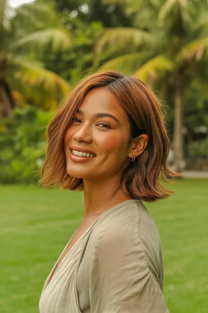 Choppy Bob Hairstyles That Actually Hold in Humid Weather