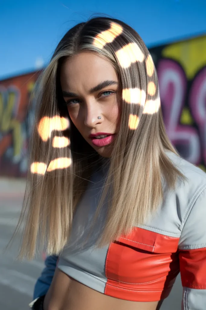 Chunky 90s Streaky Highlights Making a Bold Comeback