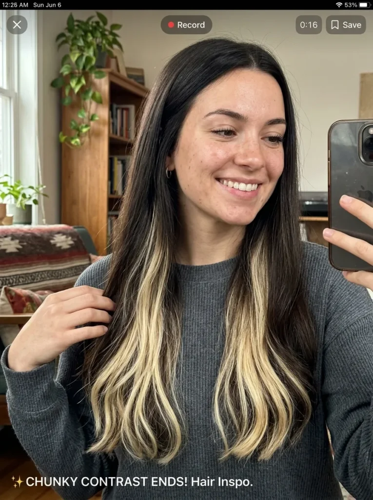 Chunky Contrast Ends