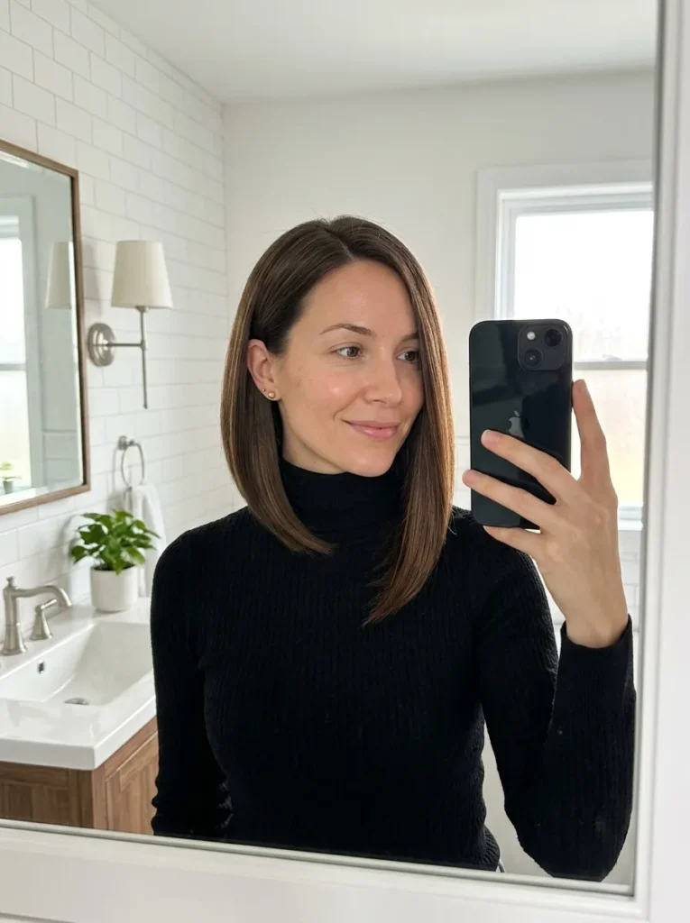 Classic Sleek Angled Bob