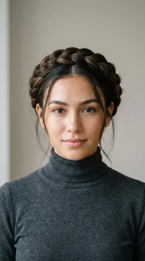 Crown Braid Style