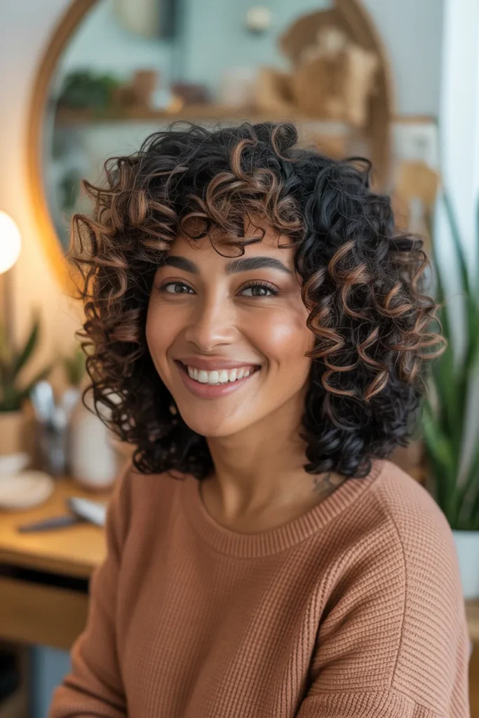 Curly Shag for Transitioning Natural Hair