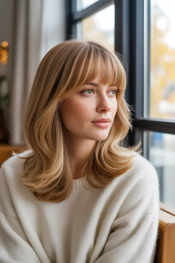 Curtain Bangs on Thin Hair That Actually Add Density
