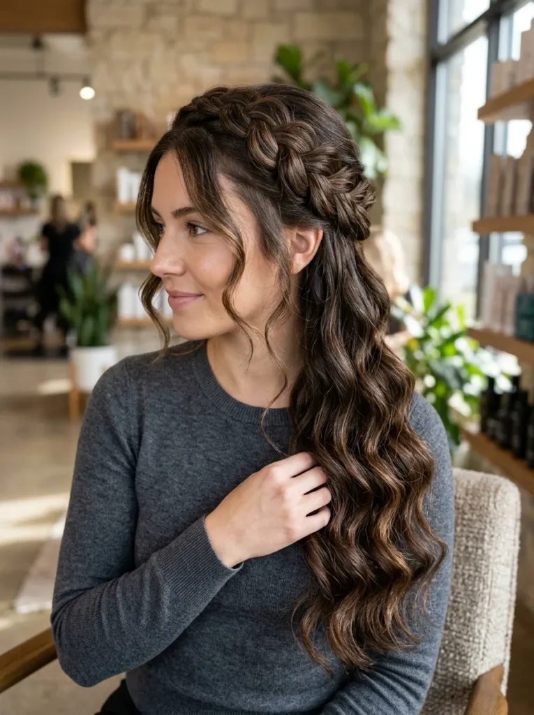 Deep Wave Braided Crown