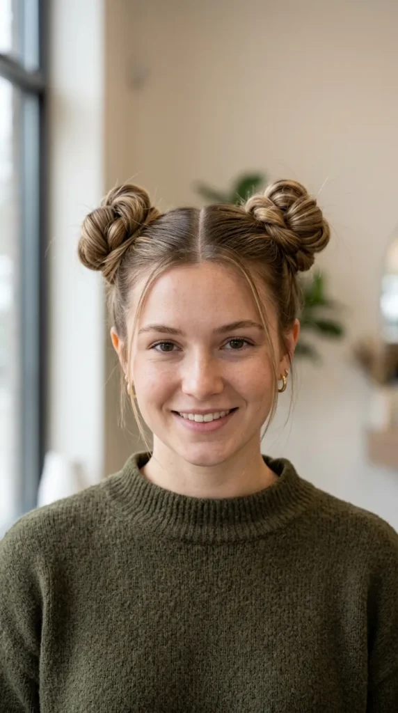 Double Bun Style