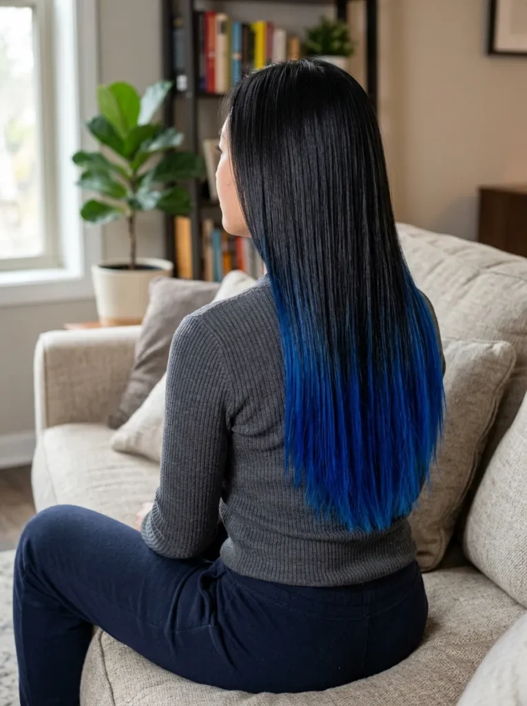 Electric Blue Tips
