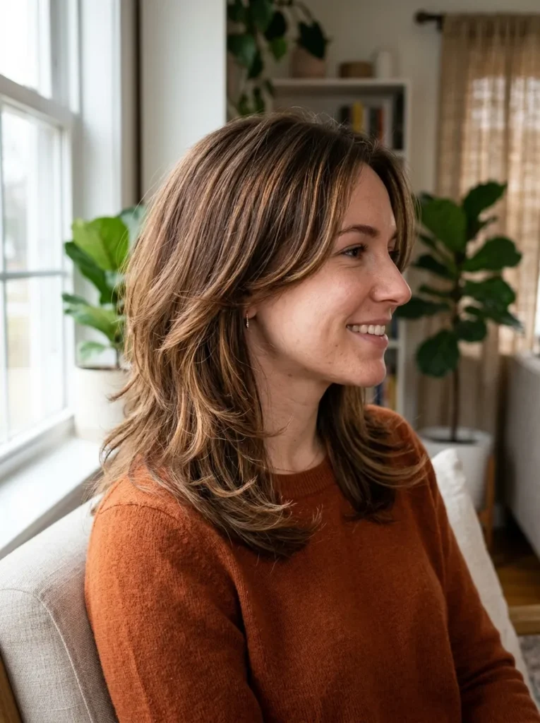 Feathered Shoulder Cut