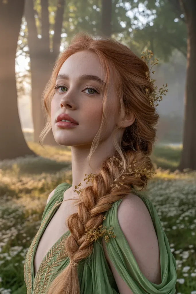 Fishtail Braid That Looks Straight Out of a Fantasy