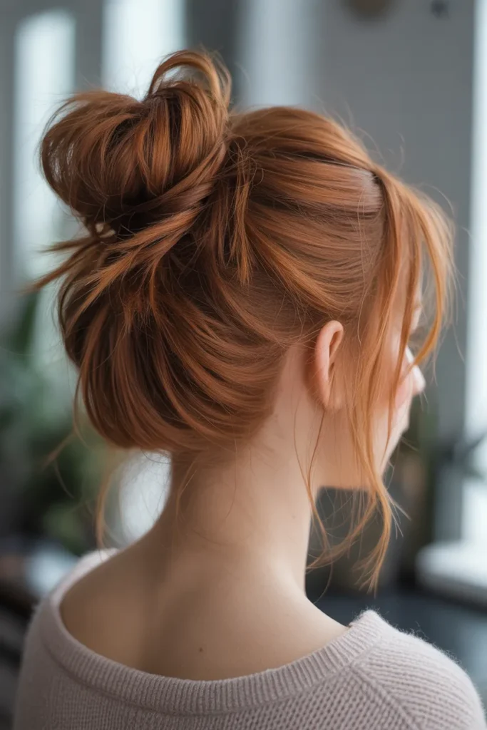 Ginger Messy Bun