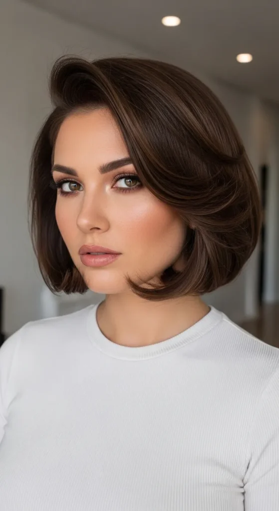 Glossy Blowout Bob