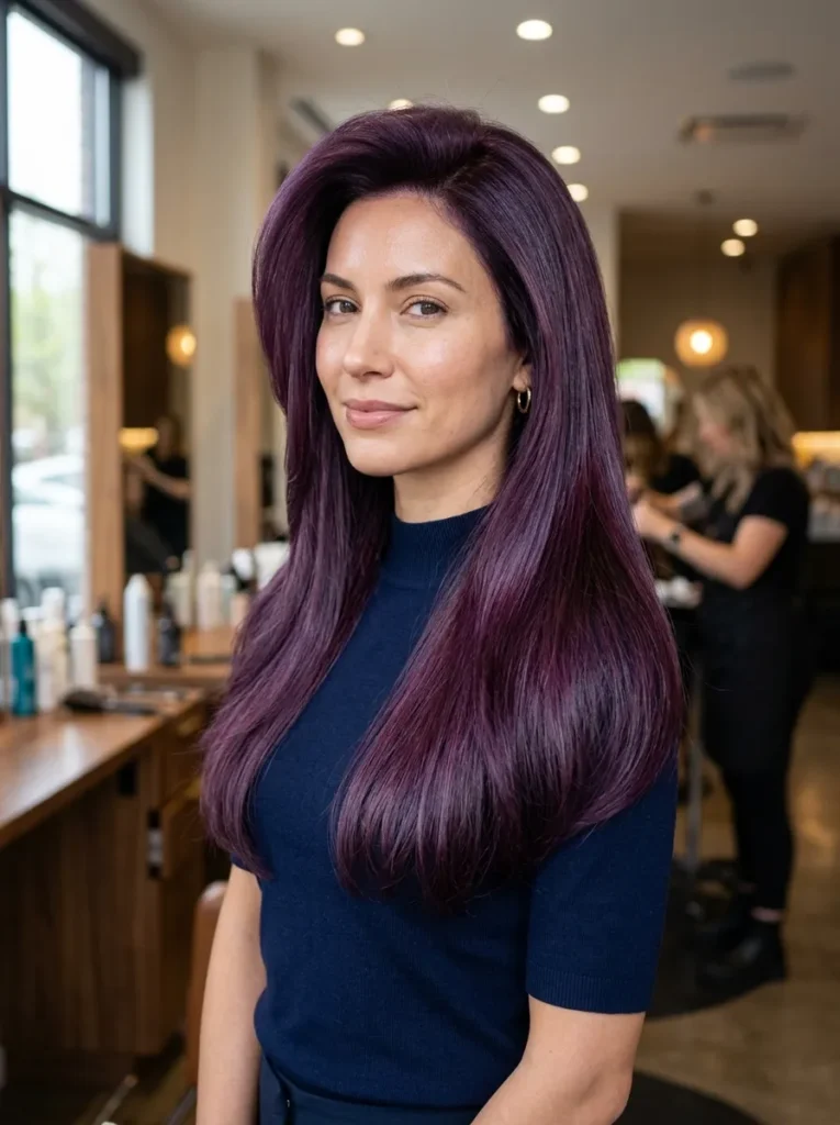 Glossy Purple Blowout